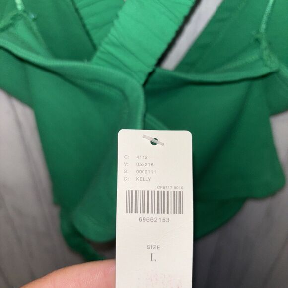 Womens Size L Maeve Anthropologie Strappy Tank Green NWT - Picture 8 of 11